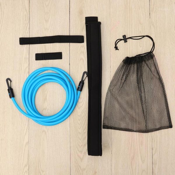 1 set of swim training resistance belt adjustable elastic exerciser belt safety rope (blue)1, White;black
1 set of swim training resistance belt adjustable elastic exerciser belt safety rope (blue)1, White;black