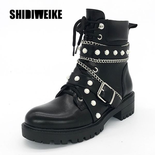 winter boots women string bead bling boots women's zipper ankle square heel motorcycle v276, Black
winter boots women string bead bling boots women's zipper ankle square heel motorcycle v276, Black