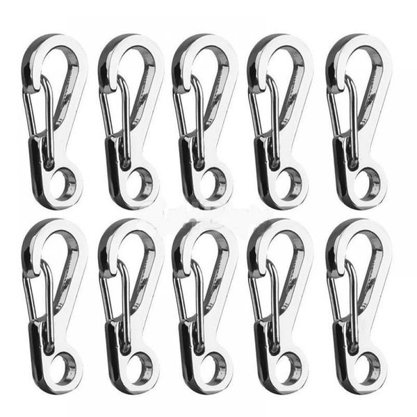 10pcs/lot outdoor mini aluminium alloy hang buckle silver survival edc gear carabiner key chain clip key chain trav qylhnh
10pcs/lot outdoor mini aluminium alloy hang buckle silver survival edc gear carabiner key chain clip key chain trav qylhnh