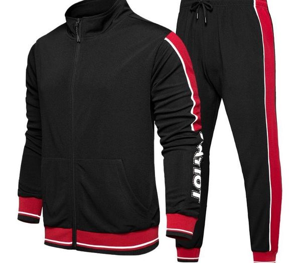 2020 men sweatshirt pants set spring sportswear track suit casual sports two piece set jacket+pants mens tracksuits gyms clothes, Gray
2020 men sweatshirt pants set spring sportswear track suit casual sports two piece set jacket+pants mens tracksuits gyms clothes, Gray