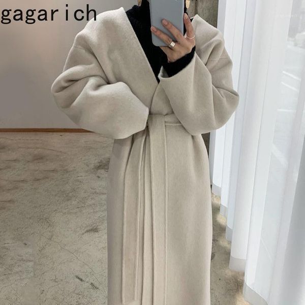 women's wool & blends gagarich women warm coat korean chic french temperament tie waist long sleeve elegant office lady fashion casual, Black
women's wool & blends gagarich women warm coat korean chic french temperament tie waist long sleeve elegant office lady fashion casual, Black