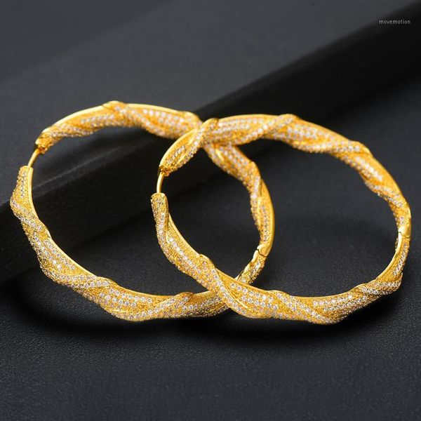 missvikki handmade noble luxury full shiny cz big hoop earrings jewelry for elegant women wedding earrings gift brincos feminino1, Golden;silver
missvikki handmade noble luxury full shiny cz big hoop earrings jewelry for elegant women wedding earrings gift brincos feminino1, Golden;silver