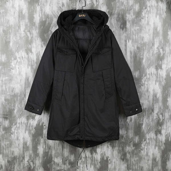 stone pirate 21fw winter medium and long down jacket functional style multi pocket design plush hat warm men's coat, Black
stone pirate 21fw winter medium and long down jacket functional style multi pocket design plush hat warm men's coat, Black