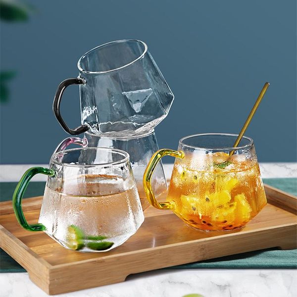 mugs high borosilicate glass cup creative mug glasses drinking thick bottom with handle 450ml resistance to cold heat
mugs high borosilicate glass cup creative mug glasses drinking thick bottom with handle 450ml resistance to cold heat