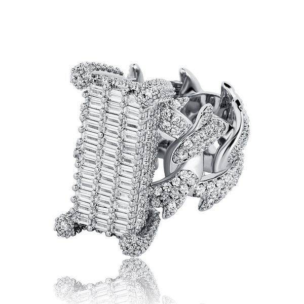 fashion jewelry cz square cuban prong ring silver color iced out zircon charm ring for men women jewelry size 7-11, Black
fashion jewelry cz square cuban prong ring silver color iced out zircon charm ring for men women jewelry size 7-11, Black