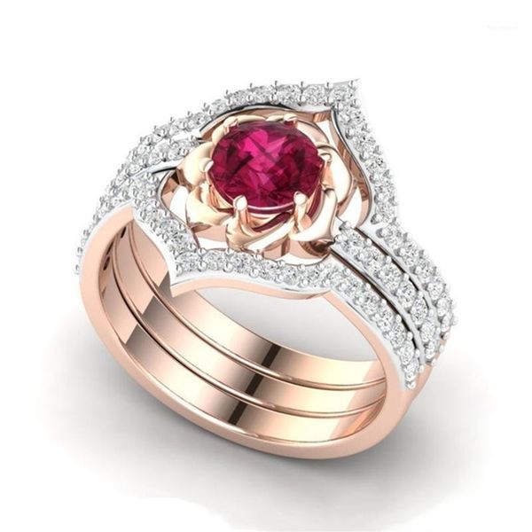 exquisite flower ring natural crystal ring anniversary proposal jewelry gift women engagement wedding 3 pcs / set1, Slivery;golden
exquisite flower ring natural crystal ring anniversary proposal jewelry gift women engagement wedding 3 pcs / set1, Slivery;golden