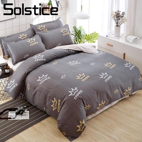 solstice home textile crown pattern duvet cover pillowcase brown stripe bed sheet boy kid child teen bedding set 3/4pcs bedlinen
solstice home textile crown pattern duvet cover pillowcase brown stripe bed sheet boy kid child teen bedding set 3/4pcs bedlinen