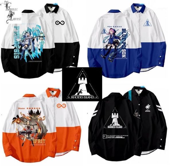 men's casual shirts game arknights 3d printing shirt women/men long sleeve cool loose button streetwear anime overclothes oversize 6x, White;black
men's casual shirts game arknights 3d printing shirt women/men long sleeve cool loose button streetwear anime overclothes oversize 6x, White;black