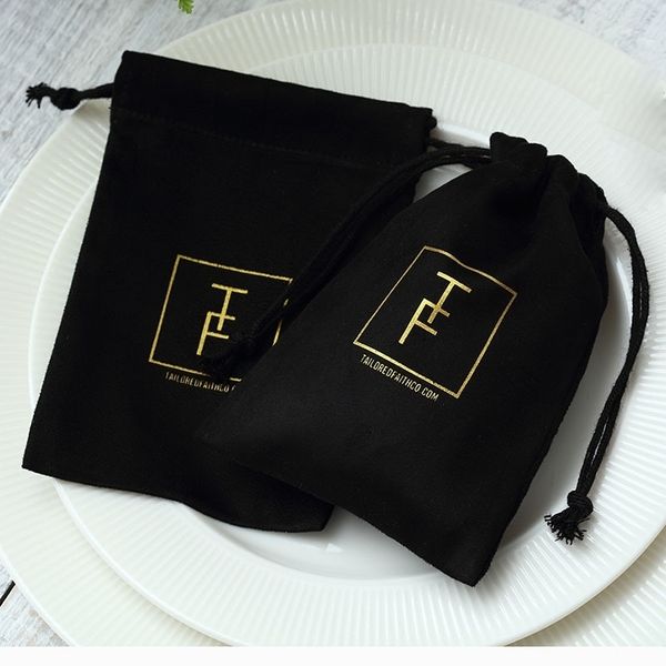 100 black flannel jewellry gift bags personalized logo jewelry packaging chic drawstring pouches for wedding party decoration t200602, Pink;blue
100 black flannel jewellry gift bags personalized logo jewelry packaging chic drawstring pouches for wedding party decoration t200602, Pink;blue