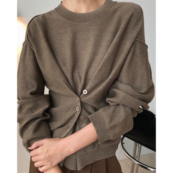 autumn winter new fashion alternative knitted shirt designer loose fine versatile kpop d4ap, White;black
autumn winter new fashion alternative knitted shirt designer loose fine versatile kpop d4ap, White;black