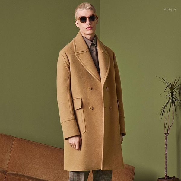 men's wool & blends men's coat windbreaker 2021 autumn and winter youth european american camel large size mid-length thick coat1, Black
men's wool & blends men's coat windbreaker 2021 autumn and winter youth european american camel large size mid-length thick coat1, Black