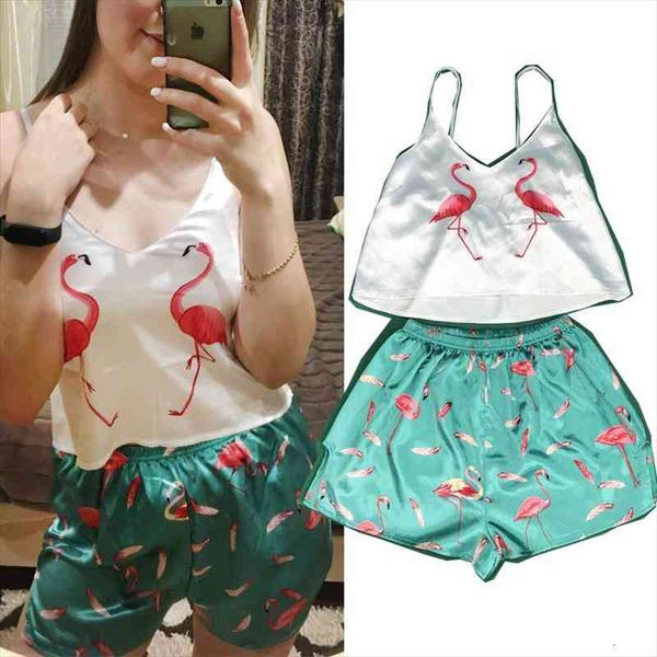 Sexy Pijamas Women Pajama Set Kigurumi Unicorn Silk Home Suit Fox Print V Neck Pyjama Woman Femme Sleepwear Satin Summer, Black;red
Sexy Pijamas Women Pajama Set Kigurumi Unicorn Silk Home Suit Fox Print V Neck Pyjama Woman Femme Sleepwear Satin Summer, Black;red