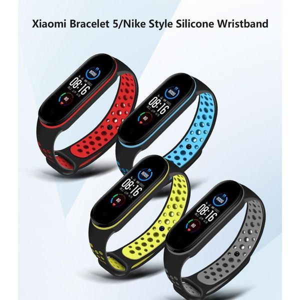 2020 new strap for miband 5 suitable for xiaomi bracelet 5 sile two-color strap porous anti-sweat sports breathab qylart, Black;brown
2020 new strap for miband 5 suitable for xiaomi bracelet 5 sile two-color strap porous anti-sweat sports breathab qylart, Black;brown