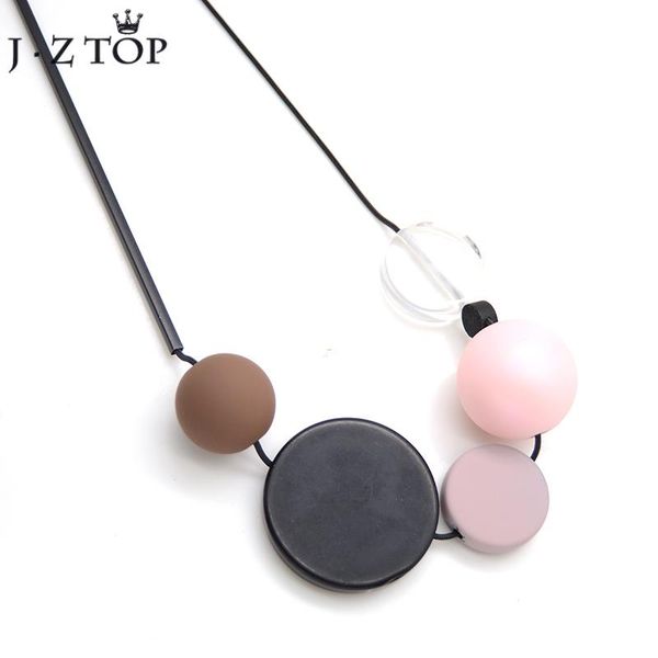 pendant necklaces jzautumn winter resin round ball circle long sweater chain choker women geometric multicolor necklace bijoux, Silver
pendant necklaces jzautumn winter resin round ball circle long sweater chain choker women geometric multicolor necklace bijoux, Silver