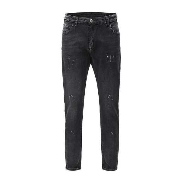 men's jeans trendy brand perforated pants boys loose hip hop slim fit splash jeans, Blue
men's jeans trendy brand perforated pants boys loose hip hop slim fit splash jeans, Blue