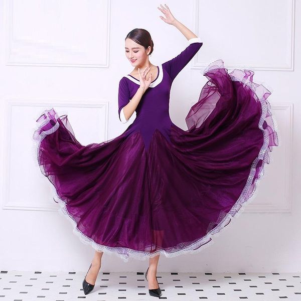 stage wear waltz dress dance ballroom costumes flamenco violet woman standard dresses rumba, Black;red
stage wear waltz dress dance ballroom costumes flamenco violet woman standard dresses rumba, Black;red