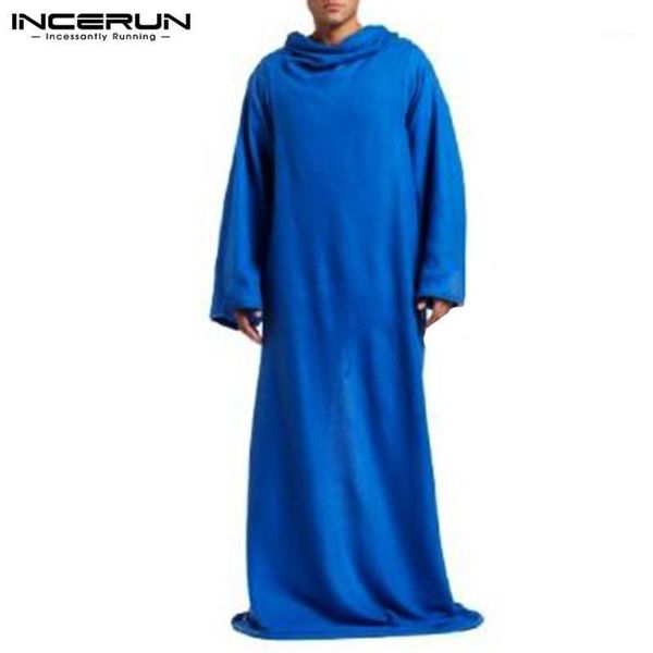 incerun men fleece robes long sleeve homewear solid turtleneck nightgown comfortable leisure loose soft warm men bathrobes s-5xl1, Black;brown
incerun men fleece robes long sleeve homewear solid turtleneck nightgown comfortable leisure loose soft warm men bathrobes s-5xl1, Black;brown