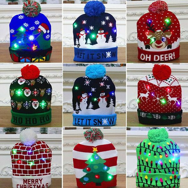 beanie/skull caps mens womens kids christmas party warmer led light up knitted hat cap xmas fancy dress beanie sweater, Blue;gray
beanie/skull caps mens womens kids christmas party warmer led light up knitted hat cap xmas fancy dress beanie sweater, Blue;gray