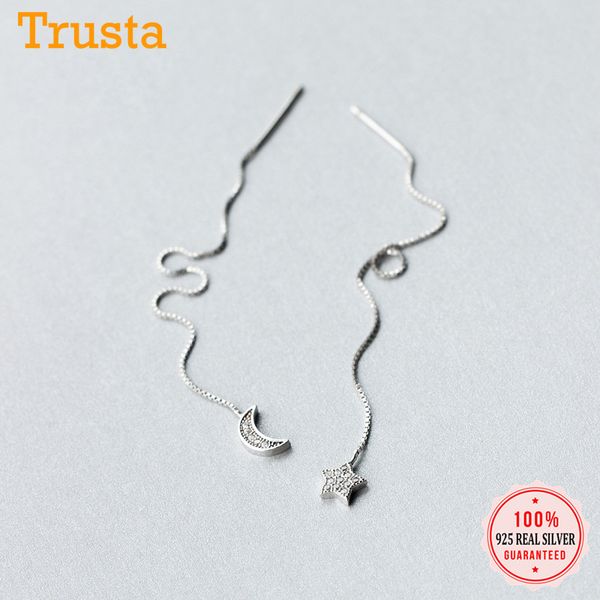 2020 fashion 925 sterling silver asymmetric star moon ear line dangle earrings for women wedding party jewelry
2020 fashion 925 sterling silver asymmetric star moon ear line dangle earrings for women wedding party jewelry