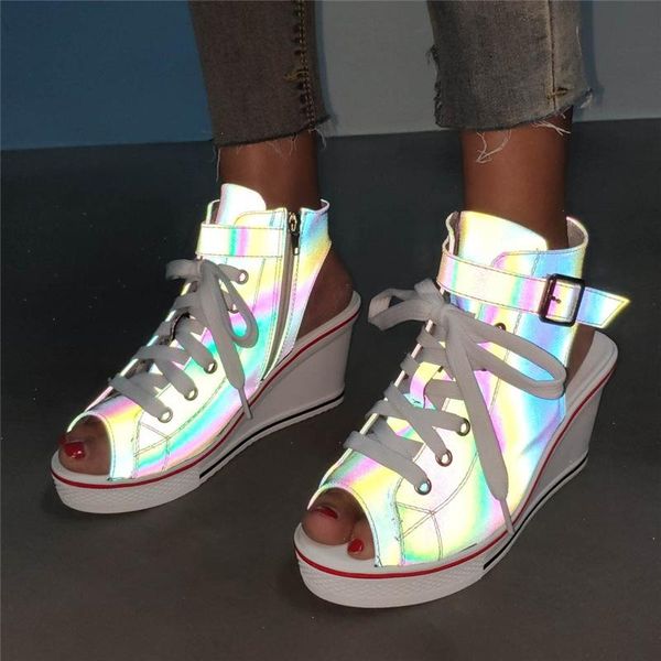 женщины сандалии девушки zipper canvas vulcanized обувь hip hop насосы клин вскользь illuminate обувь мода женский свободна, Black
женщины сандалии девушки zipper canvas vulcanized обувь hip hop насосы клин вскользь illuminate обувь мода женский свободна, Black