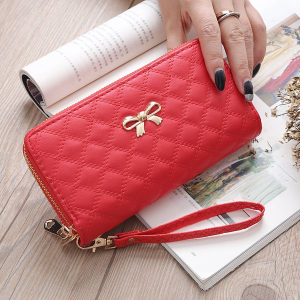 2021 factory direct supply korean fashion ladies double pull wallet bow knot embroidered lattice handbag pu clutch handbag handbag
2021 factory direct supply korean fashion ladies double pull wallet bow knot embroidered lattice handbag pu clutch handbag handbag