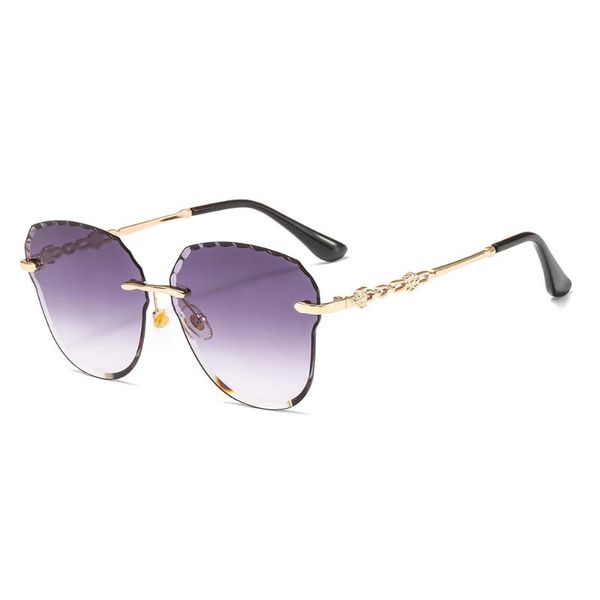 bingking women sunglasses rimless diamond cutting plastic material lens brand designer ocean shades vintage s014 uv400 eyewear, White;black
bingking women sunglasses rimless diamond cutting plastic material lens brand designer ocean shades vintage s014 uv400 eyewear, White;black