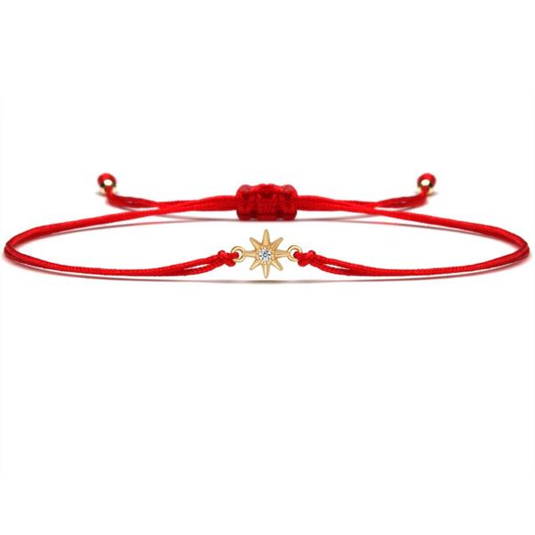 white cubic zirconia copper mini star charm bracelet for women cz hope loved safe red string protect luck handmade jewelry gift, Golden;silver 
white cubic zirconia copper mini star charm bracelet for women cz hope loved safe red string protect luck handmade jewelry gift, Golden;silver