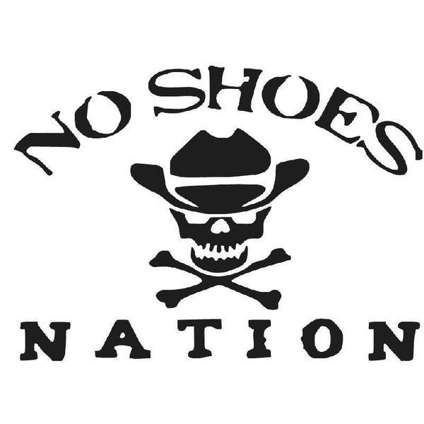 20.3cm*14.8cm no shoes nation die cut vinyl decal kenny chesney car stickers and decals decoration black sliver c8-1119
20.3cm*14.8cm no shoes nation die cut vinyl decal kenny chesney car stickers and decals decoration black sliver c8-1119
