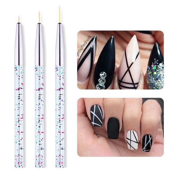 3pcs liner brush set uv gel polish painting drawing pen brush glitter kit colorful sequins clear handle nail a wmtoar
3pcs liner brush set uv gel polish painting drawing pen brush glitter kit colorful sequins clear handle nail a wmtoar