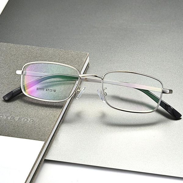 new arrival men business style full rim eye glasses alloy frame glasses shortsighted spectacles with spring hinges, Black
new arrival men business style full rim eye glasses alloy frame glasses shortsighted spectacles with spring hinges, Black