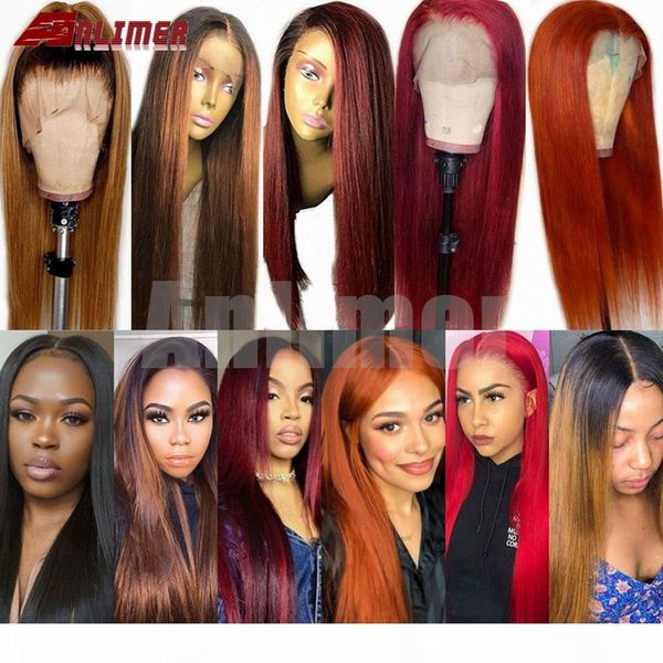 multiple-colors burgundy lace front human hair wigs 13*4 brazilian remy straight ombre honey blonde brown red wigs 150% density, Black
multiple-colors burgundy lace front human hair wigs 13*4 brazilian remy straight ombre honey blonde brown red wigs 150% density, Black