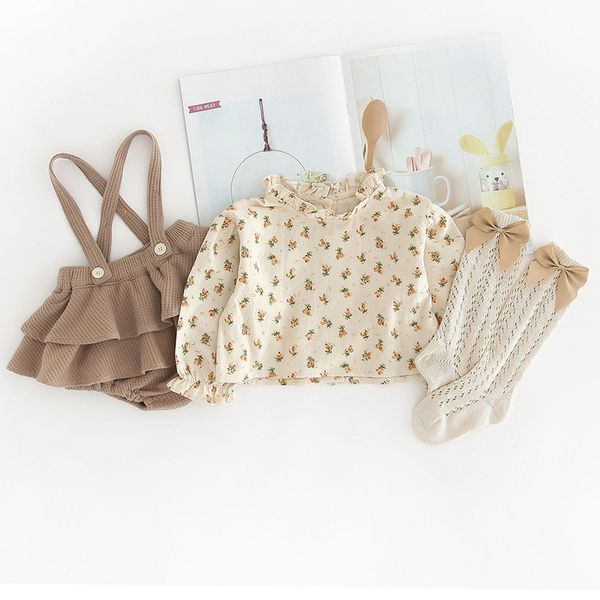 floral baby girl clothes sets newborn baby long sleeve blouses + bodysuit overalls spring autumn fashion baby girl outfits lj201223, White
floral baby girl clothes sets newborn baby long sleeve blouses + bodysuit overalls spring autumn fashion baby girl outfits lj201223, White