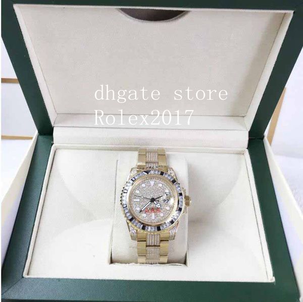 box mens 40mm 18k gold iced out automatic self-wind sweeping movement full diamonds asia 2813 movement steel 316l men's sport watches, Slivery;brown
box mens 40mm 18k gold iced out automatic self-wind sweeping movement full diamonds asia 2813 movement steel 316l men's sport watches, Slivery;brown