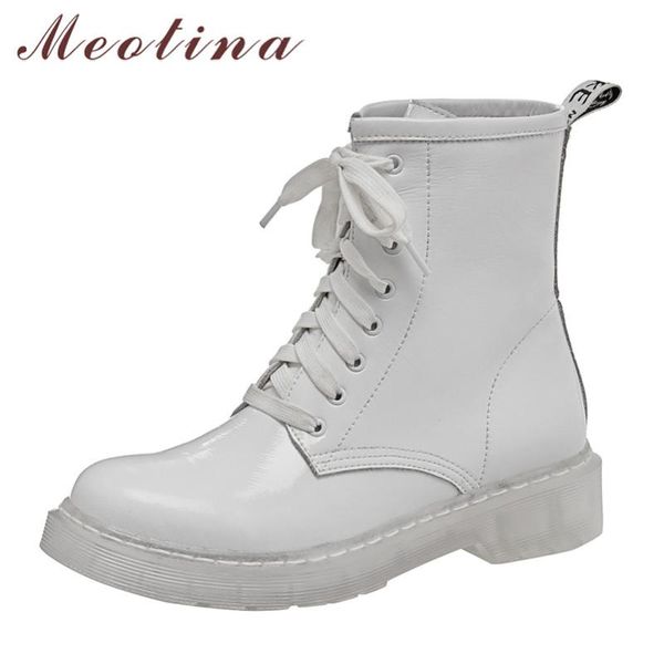 meotina genuine leather platform flat ankle boots motorcycle boots women shoes lace up short ladies autumn winter black
meotina genuine leather platform flat ankle boots motorcycle boots women shoes lace up short ladies autumn winter black