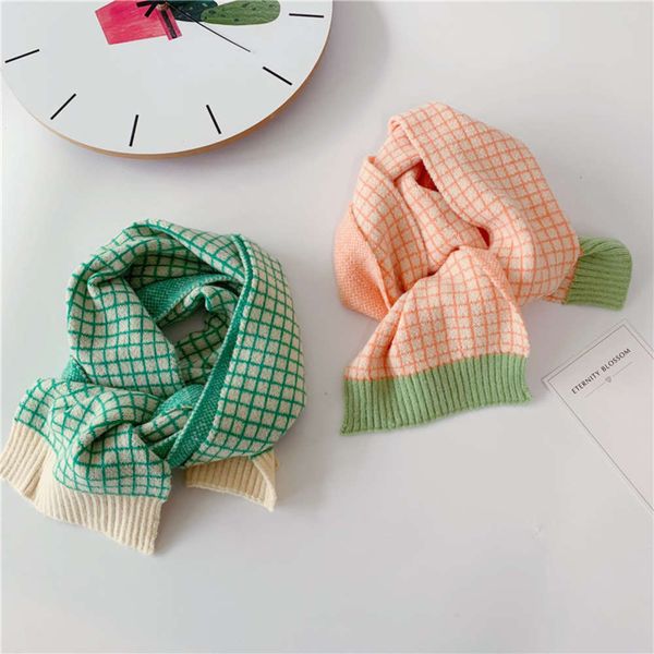 wear version fashion children's korean plaid knitted scarf winter k0p6, Red;brown
wear version fashion children's korean plaid knitted scarf winter k0p6, Red;brown