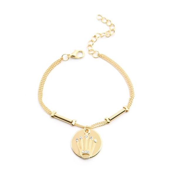 charm bracelets gold crown chain bracelet friendship handmade imperial jewelry punk woman, Golden;silver 
charm bracelets gold crown chain bracelet friendship handmade imperial jewelry punk woman, Golden;silver