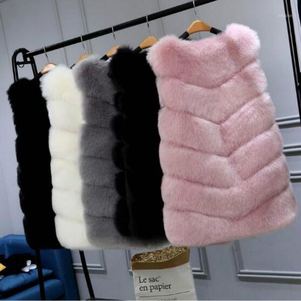 women's vests maomaokong 2021 womens high imitation fur vest fashion jackets casual style overcoat women outerwear1, Black;white
women's vests maomaokong 2021 womens high imitation fur vest fashion jackets casual style overcoat women outerwear1, Black;white