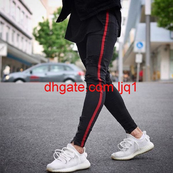 men's summer slim hole jeans zipper sale new leggings, Blue
men's summer slim hole jeans zipper sale new leggings, Blue