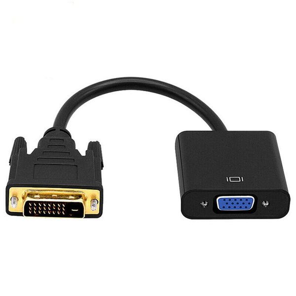 audio cables & connectors dvi to vga adapter cable 1080p dvi-d 24+1 25 pin male 15 female video converter for pc display
audio cables & connectors dvi to vga adapter cable 1080p dvi-d 24+1 25 pin male 15 female video converter for pc display