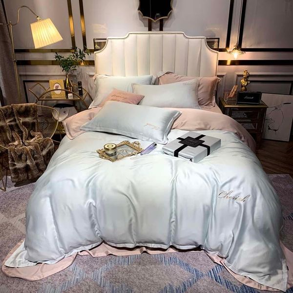 bedding sets white purple pink gray luxury comfortable 100s tencel silk bed embroidery sheet set linen duvet pillowcases cover
bedding sets white purple pink gray luxury comfortable 100s tencel silk bed embroidery sheet set linen duvet pillowcases cover