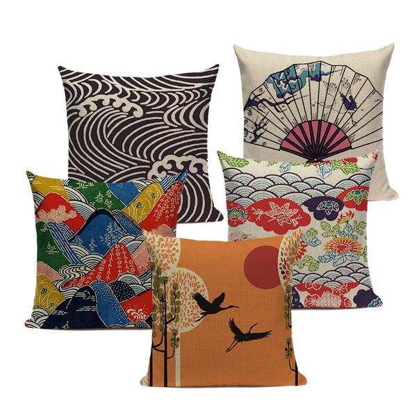 decor linen japanese ukiyo style retro fuji mountain cojines almofadas 45cmx45cm square back printed throw pillow cover
decor linen japanese ukiyo style retro fuji mountain cojines almofadas 45cmx45cm square back printed throw pillow cover