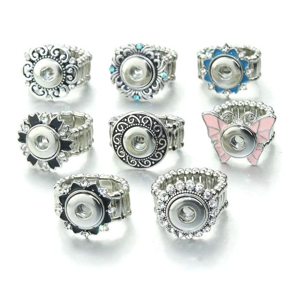vintage crystal diy elastic adjustable snaps ring fit 12mm metal snap buttons women's fashion jewelry men's ring 8128 q sqcojx, Silver
vintage crystal diy elastic adjustable snaps ring fit 12mm metal snap buttons women's fashion jewelry men's ring 8128 q sqcojx, Silver