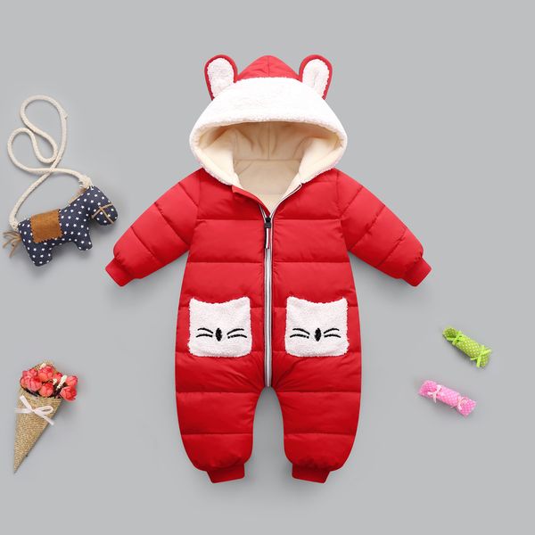 new born baby girl coat winter hooded mantle rompers thick warm jumpsuit overalls snowsuit children boy clothing kids clothes lj201023
new born baby girl coat winter hooded mantle rompers thick warm jumpsuit overalls snowsuit children boy clothing kids clothes lj201023