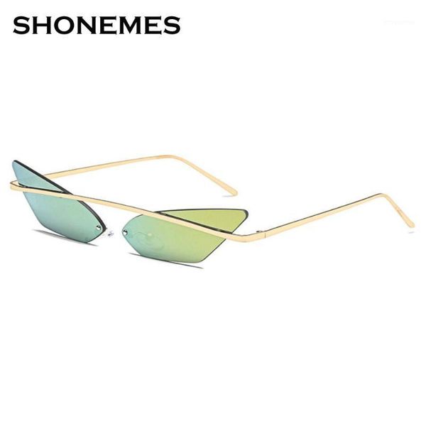fashion cateye sunglasses women rimless sun glasses vintage personality design shades lady male small frame eyeglasses1, White;black
fashion cateye sunglasses women rimless sun glasses vintage personality design shades lady male small frame eyeglasses1, White;black