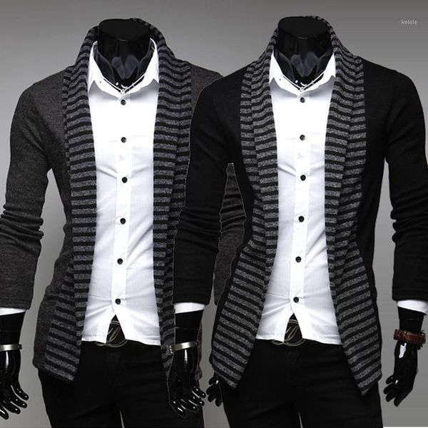 the new fashion mens sweaters,stripe color sweater men,men's leisure long-sleeved knitted cardigan men, White;black
the new fashion mens sweaters,stripe color sweater men,men's leisure long-sleeved knitted cardigan men, White;black