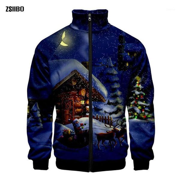 zsiibo christmas zipper sweatshirt 3d digital printing stand collar zipper sweatshirt jacket men wgjk231, Black;brown
zsiibo christmas zipper sweatshirt 3d digital printing stand collar zipper sweatshirt jacket men wgjk231, Black;brown