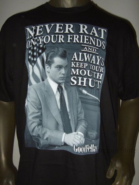 men's the goodfellas never rat on your friends ray liotta gangster movie t shirt men t shirt women tee sport hooded sweatshirt hoodie
men's the goodfellas never rat on your friends ray liotta gangster movie t shirt men t shirt women tee sport hooded sweatshirt hoodie