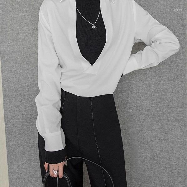 deeptown white shirts women elegant autumn fashion 2020 blouse women long sleeve loose casual v-neck clothes shirt1
deeptown white shirts women elegant autumn fashion 2020 blouse women long sleeve loose casual v-neck clothes shirt1