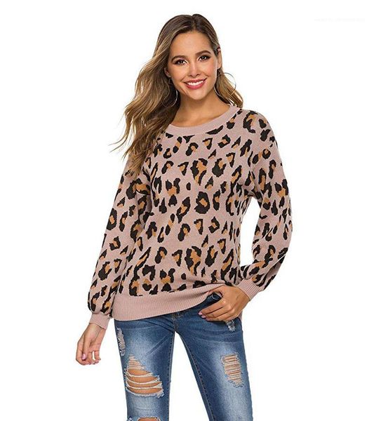 leopard свободного свитер puff sleeve crew neck щитового свитер дама весна осень одежда женщина, White;black
leopard свободного свитер puff sleeve crew neck щитового свитер дама весна осень одежда женщина, White;black