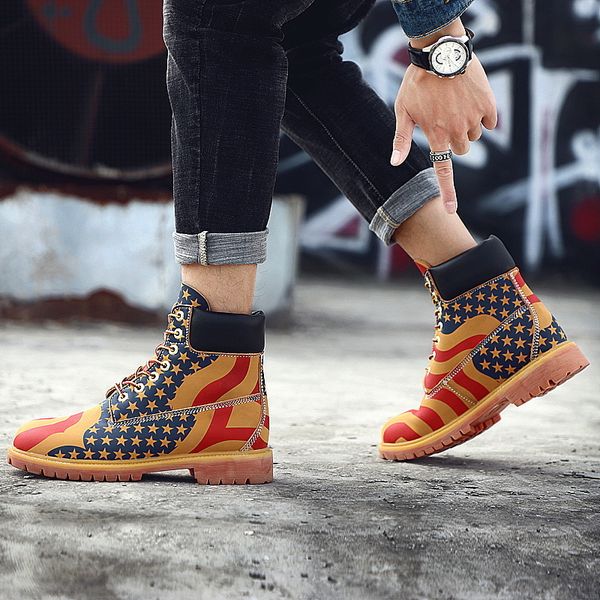 yellow leather ankle timber casual land motorcycle boots waterproof bot men winter shoes camouflage 201203, Black
yellow leather ankle timber casual land motorcycle boots waterproof bot men winter shoes camouflage 201203, Black